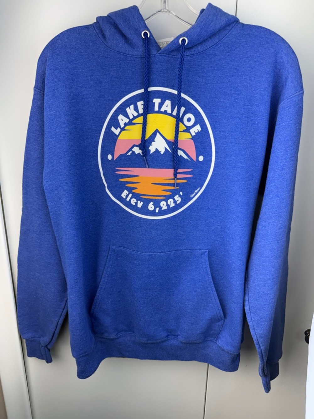 Hanes EcoSmart Royal Blue Pullover Hoodie